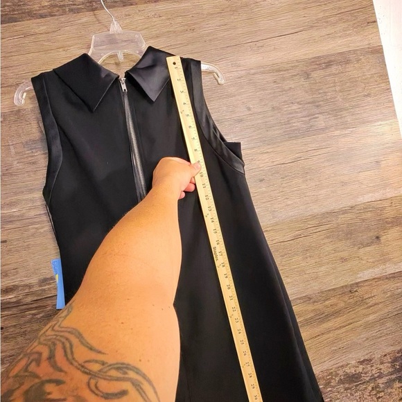 Simply Vera Vera Wang Black Zippered Mini Dress - Picture 4 of 13